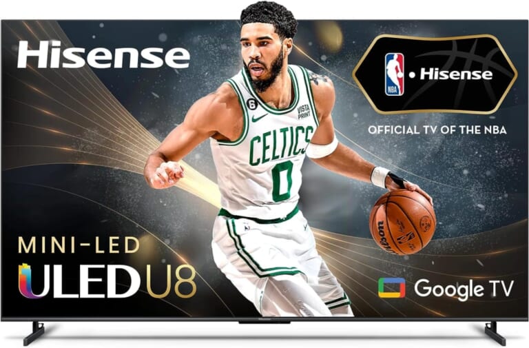 Hisense U8 Series 85U8K 85" 4K HDR 144Hz ULED UHD Smart TV for $1,800 + free shipping