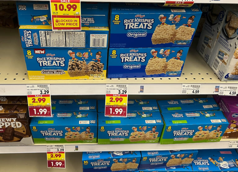 Kellogg’s Rice Krispies Treats As Low As $1.24 At Kroger