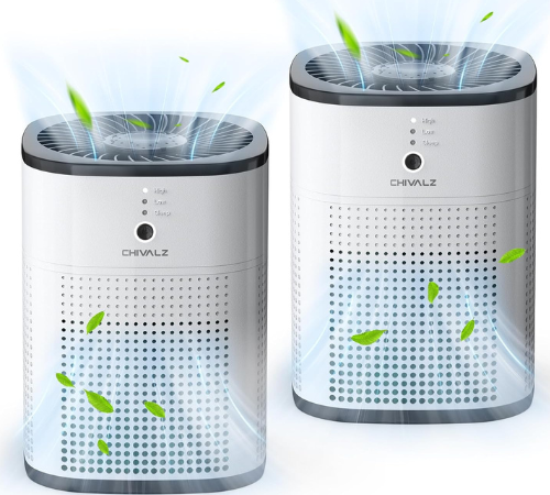 Enjoy a healthier living space with these Air Purifiers for Bedroom, 2-Pack for just $40.39 After Code + Coupon (Reg. $99.99) + Free Shipping – $20.20 each!