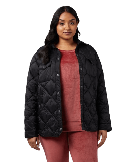 32 Degrees Women's Lightweight Poly-Fill Shirt Jacket for $15 + free shipping w/ $23.75