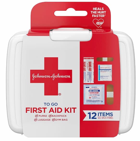 Johnson & Johnson First Aid To Go Kit (Set of 12 Piece )