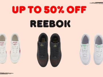 Up to 50% Off Reebok