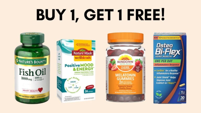 B1G1 Free Vitamins at Amazon