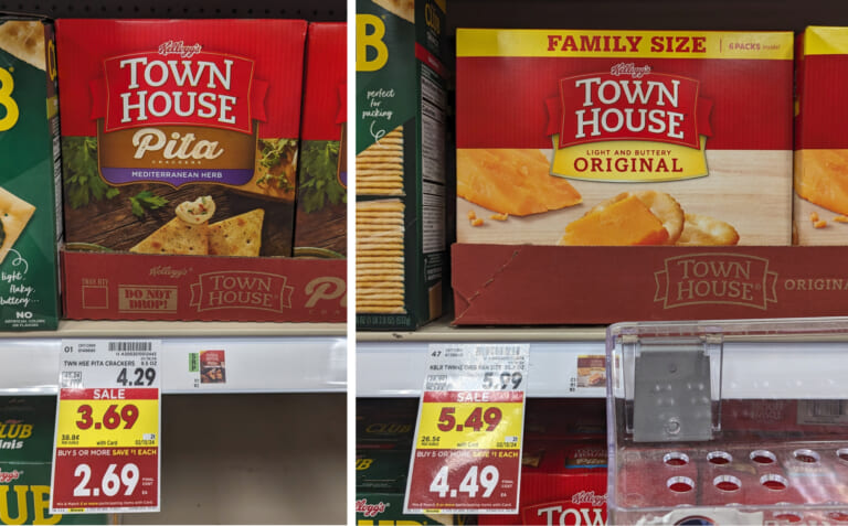 Kellogg’s Town House Crackers As Low As $1.99 At Kroger (Regular Price $4.29)