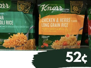 52¢ Knorr Pasta & Rice Sides at Publix