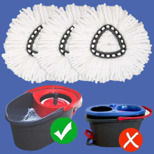 Mop Refills 3 Pack Compatible with Triangle Spin Mop as low as $9.49 Shipped Free (Reg. $16) – $3.16 each