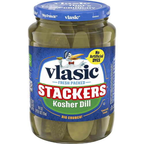 Vlasic Stackers Kosher Dill Pickles, 24 Oz as low as $1.96 Shipped Free (Reg. $2.82)