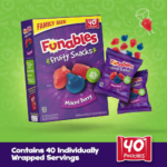 Funables 40-Count Mixed Berry Fruit Flavored Snacks as low as $5.84 when you buy 4 After Coupon (Reg. $11.49) + Free Shipping – 15¢/0.8 Oz Pouch