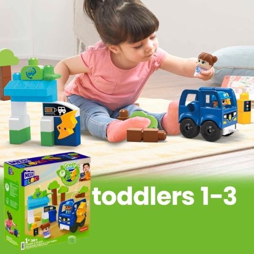 MEGA BLOKS Fisher-Price Toddler 34-Piece Charge & Go Bus Building Blocks $7.87 (Reg. $17) – Amazon Exclusive