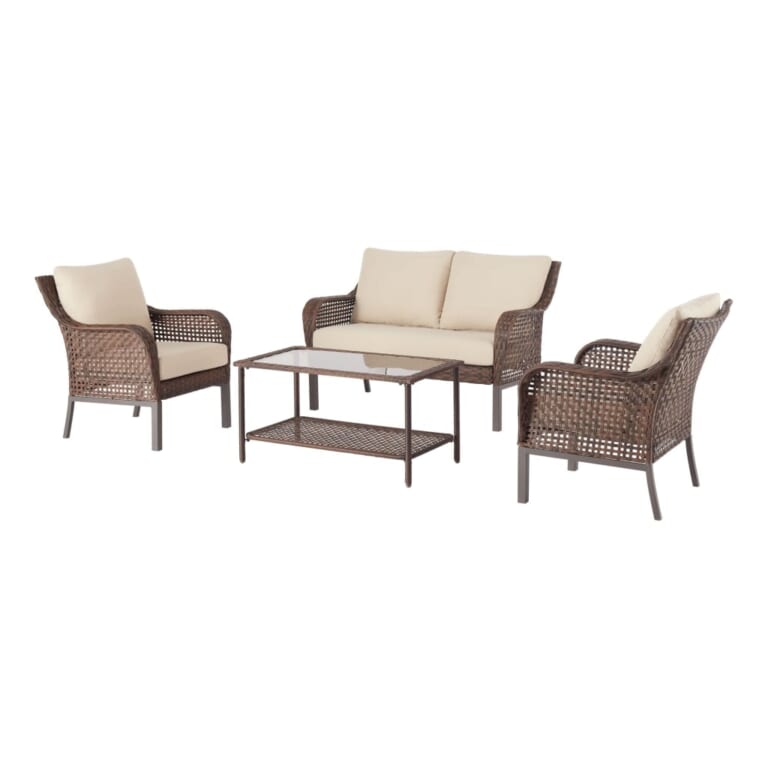 Mainstays Tuscany Ridge 4-Piece Patio Conversation Set for $377 + free shipping