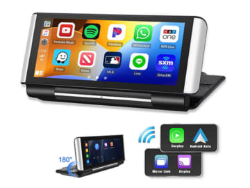 6.8" Foldable Car Display w/ Apple CarPlay & Android Auto Support for $96 + $5.99 s&h