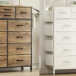 GIKPAL Dressers for Bedroom, White Dresser with 12 Drawers Chest of Drawers Dresser