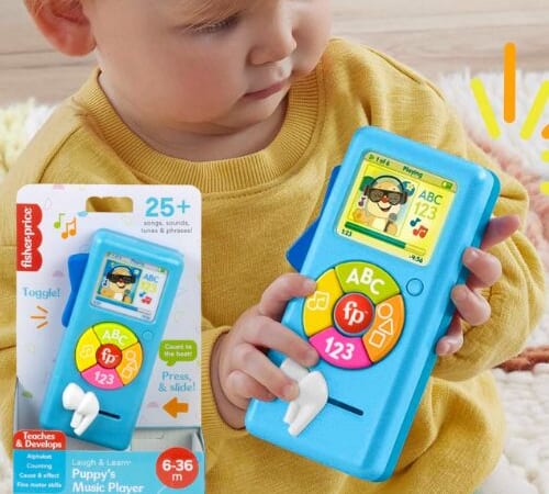 Fisher-Price Laugh & Learn Baby Learning Toy Puppy’s Music Player $4.74 (Reg. $10) –  with Lights & Fine Motor Activities