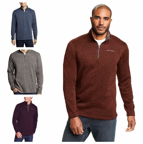 Eddie Bauer Men’s Radiator 1/4-Zip Fleece only $22 shipped (Reg. $55), plus more!