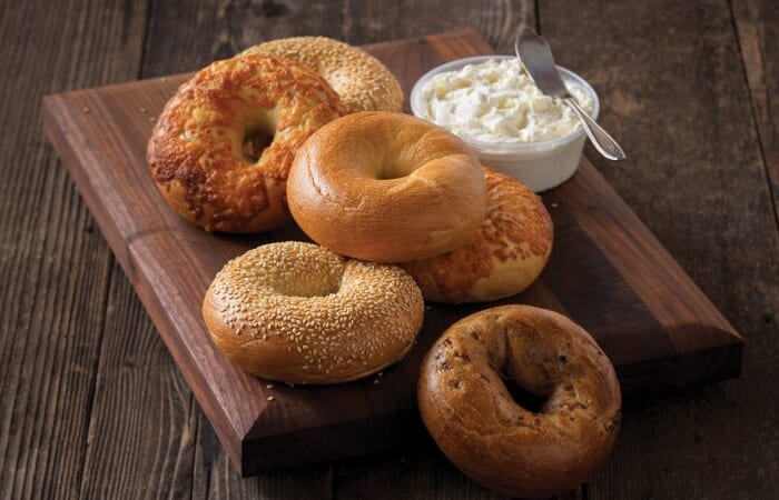 Einstein Bros. Bagels: Free Bagel and Shmear with Purchase Today!