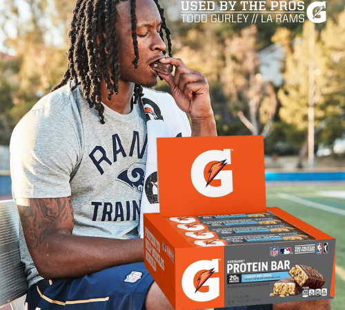 Gatorade 12-Pack Cookies & Crème Whey Protein Bars as low as $11.19 After Coupon (Reg. $20) + Free Shipping – 93¢/2.8 Oz Bar