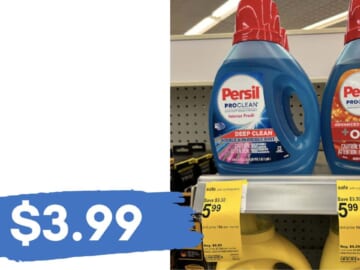 $3.99 Persil Laundry Detergent at Walgreens