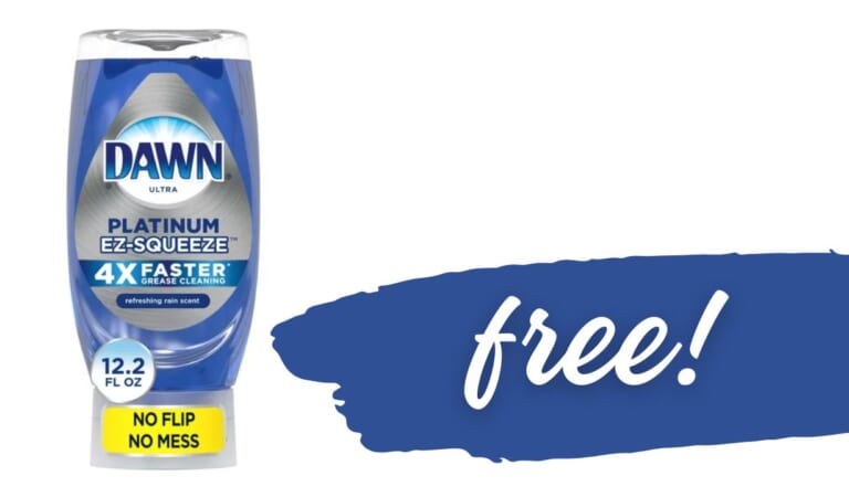 Free Dawn EZ-Squeeze Dishwashing Liquid