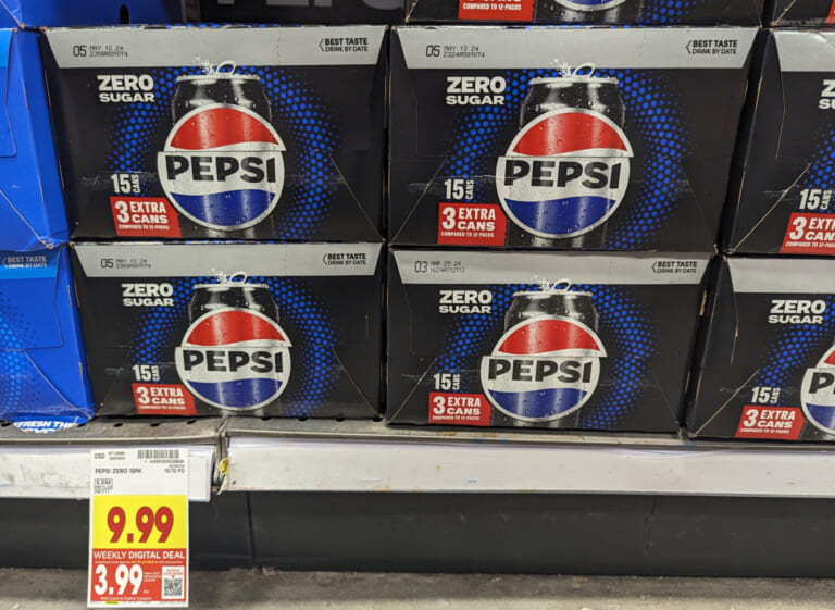 Get Pepsi, Coca-Cola or Canada Dry 12 or 15-Packs For Just $3.99 At Kroger