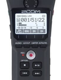 Zoom H1n 2-Input / 2-Track Portable Handy Recorder with Onboard X/Y Microphone for $60 + free shipping