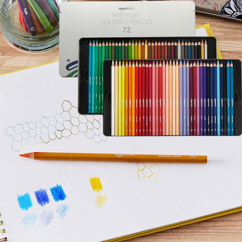 Amazon Basics Set of 72 Premium Colored Pencils, Soft Core as low as $14.76 Shipped Free (Reg. $22.39) – $0.21 each