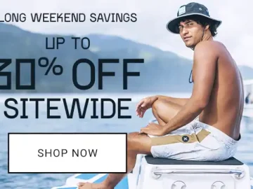 Hurley Deal – Up to 30% Off Sitewide for MLK Weekend!