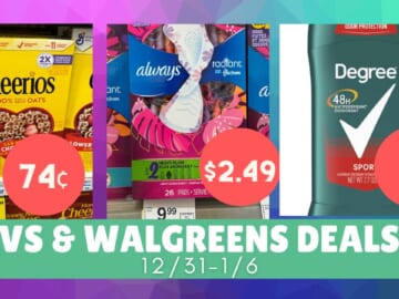 Video: Top CVS & Walgreens Deals 12/31-1/6
