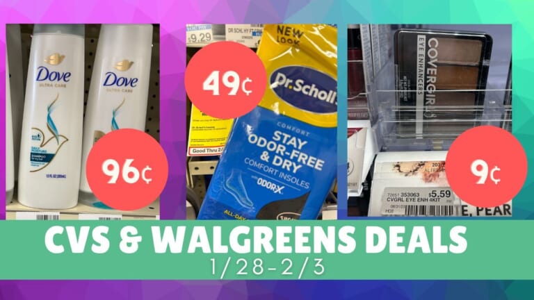 Video: Top CVS & Walgreens Deals 1/28-2/3