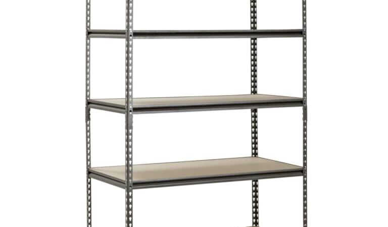 Muscle Rack 72"x48" 5-Shelf Steel Shelf Unit for $79 + free shipping