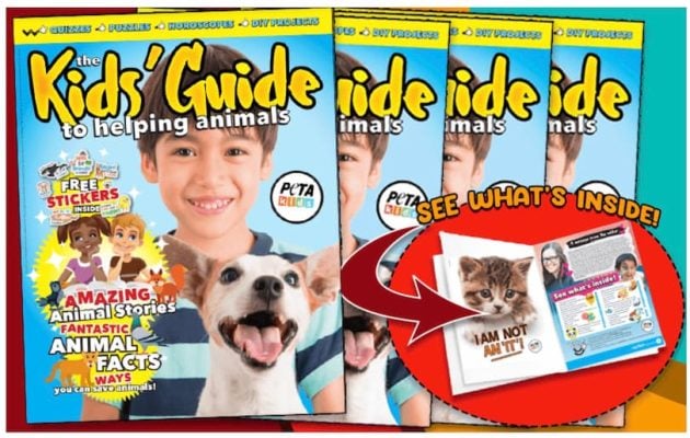 Free Kids’ Guide to Helping Animals Magazine from PETA