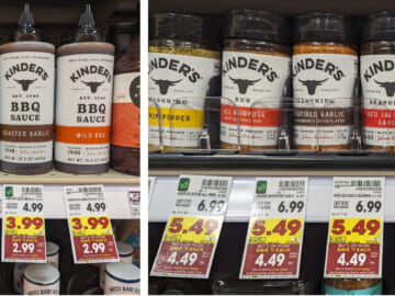 Kinder’s BBQ Sauce As Low As $2.46 At Kroger (Regular Price $4.99) – Plus Cheap Seasoning