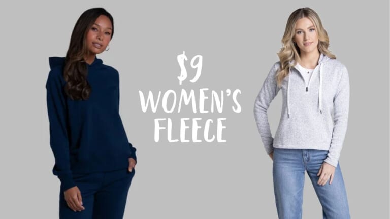 Fruit of the Loom | $9 Women’s Fleece Hoodies (reg. $18)