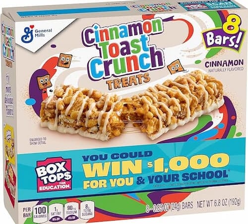 Cinnamon Toast Crunch Treat Bars 8-Ct only $1.89 shipped!