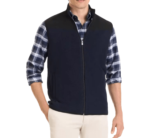 Van Heusen Weekend Micro Mens Fleece Vest for $22 + free shipping w/ $75