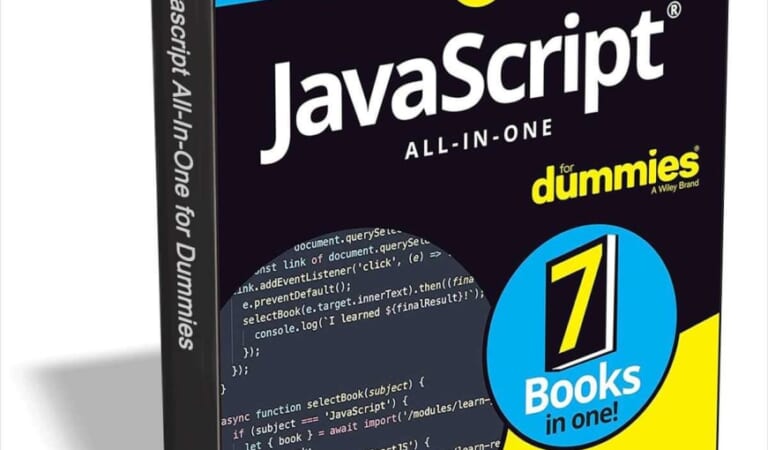 JavaScript All-in-One For Dummies eBook for free