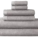 Home Expressions Solid and Stripe Towels From $5.60 + free shipping w/ $75