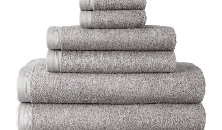 Home Expressions Solid and Stripe Towels From $5.60 + free shipping w/ $75