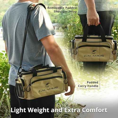 Prime Member Exclusive: Fishing Tackle Bags w/ Padded Shoulder Strap, Khaki $9.49 After Coupon (Reg. $30) + Free Shipping – FAB Ratings!