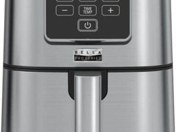 Bella Pro Series 4-Quart Slim Digital Air Fryer for $30 or less + free shipping