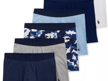 Polo Ralph Lauren Men's Classic Stretch Fit Boxer Briefs 6-Pack for $22 + free shipping w/ $25