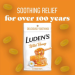 Luden’s Wild Honey 30-Count Soothing Throat Drops as low as $1.13 After Coupon (Reg. $7) + Free Shipping – 4¢/Throat Drop