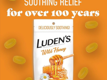 Luden’s Wild Honey 30-Count Soothing Throat Drops as low as $1.13 After Coupon (Reg. $7) + Free Shipping – 4¢/Throat Drop