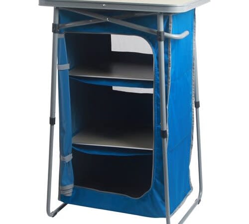 Ozark Trail 3-Shelf Collapsible Cabinet for $25 + free shipping w/ $35