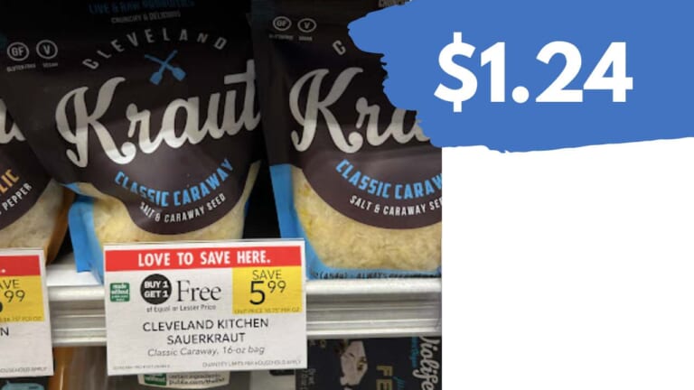 $1.24 Cleveland Kitchen Sauerkraut (reg. $5.99)