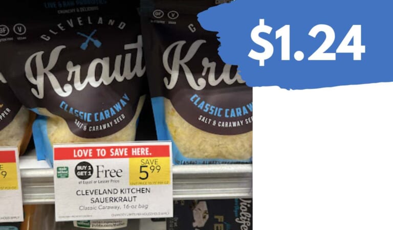 $1.24 Cleveland Kitchen Sauerkraut (reg. $5.99)