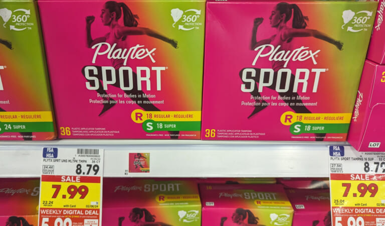 Playtex Tampons Just $5.99 At Kroger (Regular Price $8.79)