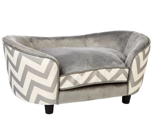 Enchanted Home Pet Snuggle Grey Sofa Bed, 26.5x16x16-Inch $50 Shipped Free (Reg. $140) – 2.6K+ FAB Ratings!