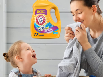 Arm & Hammer 77-Loads Fresh Burst Liquid Laundry Detergent as low as $4.40/Bottle when you buy 4 After Coupon (Reg. $ 10) + Free Shipping – 6¢/Load
