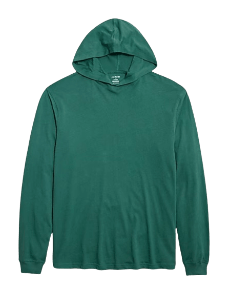 J.Crew Factory Men's Washed Jersey Hoodie for $10 + free shipping w/ $99