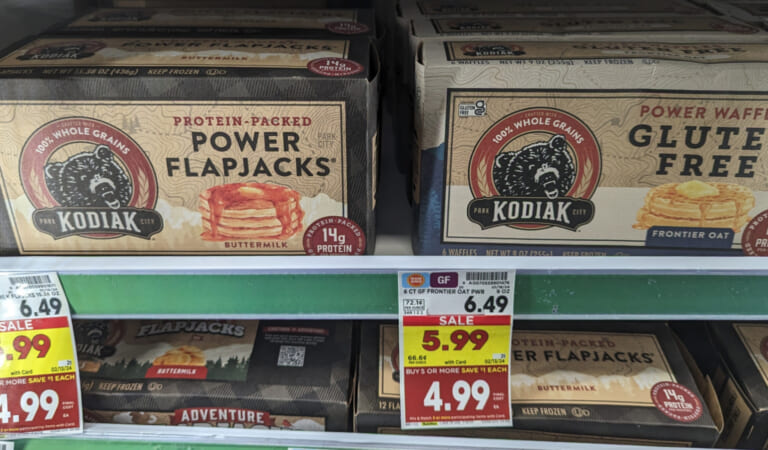 Kodiak Power Waffles Or Flapjacks As Low As $3.99 At Kroger